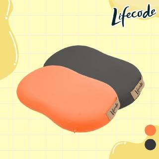 【LIFECODE】貓肚皮記憶枕/隨身枕/護腰枕-多色可選(送外出壓縮袋)