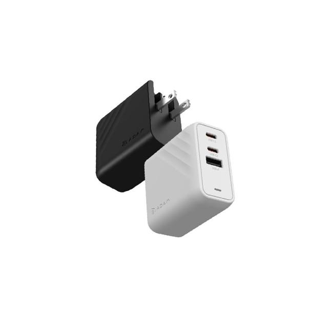 【ADAM 亞果元素】P67 GaN 67W 三孔快速電源供應器(可折式插腳設計)