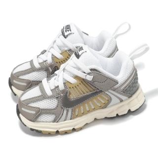 【NIKE 耐吉】童鞋 Vomero 5 TD 小童 學步鞋 棕 銀 休閒鞋 復古 親子鞋(HF7000-004)