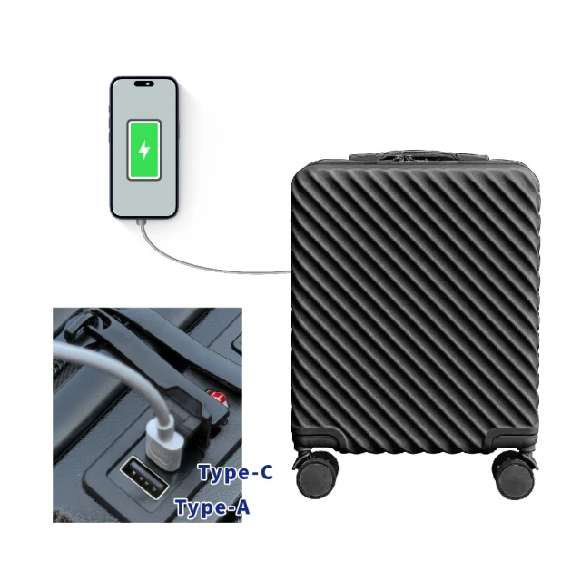 【路比達】拉桿加寬18吋輕巧旅行箱(登機箱 手提行李箱 杯架置物 拉桿加寬)