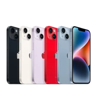 【Apple】A+級福利品 iPhone 14 256GB 6.1吋(贈充電線+玻璃貼+透明殼)