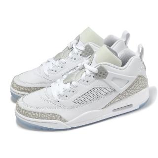 【NIKE 耐吉】休閒鞋 Jordan Spizike Low 男鞋 白 米白 果凍底 喬丹 復古(FQ1759-103)
