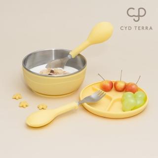 【CYD TERRA 官方直營】PICABOO 大寶兒童餐具組 三歲以上(學齡前餐具/兒童餐具/不鏽鋼碗)