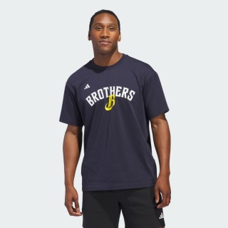 【adidas 愛迪達】運動 休閒 短袖 T恤 女上衣 男上衣 CTBC BROS BB T(JL6222)