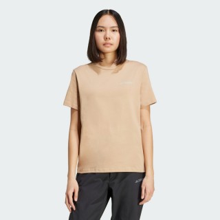【adidas 愛迪達】運動 休閒 短袖 T恤 女上衣 MT W POLYGENE T(JI8322)