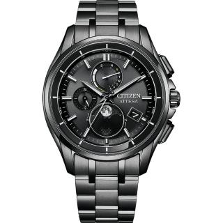 【CITIZEN 星辰】GENTS系列 光動能全球電波月相腕錶/41.5mm(BY1006-62E)