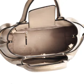 【KATE SPADE】Dumpling經典金屬LOGO皮革迷你兩用水餃包(3色)