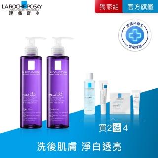 【理膚寶水】搶先上市雙入組★MELA B3淡斑淨亮洗面露 200ml*2(美白/麥拉色鏈)
