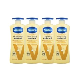 【Vaseline 凡士林】深層修護潤膚乳液600mlx4(國際航空版)