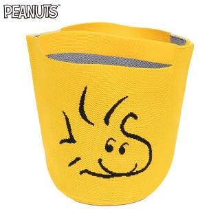 【SNOOPY 史努比】微笑胡士託針織便當袋(手提袋)