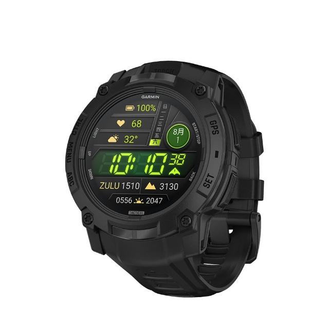 【GARMIN】INSTINCT 3 AMOLED 本我系列GPS腕錶 50mm - 軍事戰術版