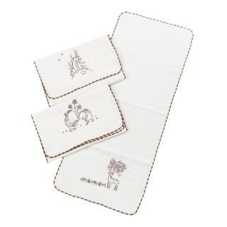 【Dasing+ 達興未來居】台灣保育類動物紗布毛巾-3條入(無甲醛 無螢光劑 無毒健康環保)