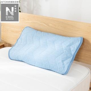 【NITORI 宜得利家居】極致涼感 純棉枕頭保潔墊 N COOL WSP BL(N COOL 極致涼感)