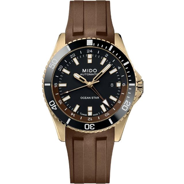 【MIDO 美度】Ocean Star M026.629.37.291.00 海洋之星 GMT 200米潛水機械錶-44mm(M0266293729100)