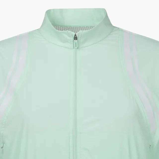 【DESCENTE】GOLF 迪桑特 女士 高爾夫球上衣(白色/薄荷色)