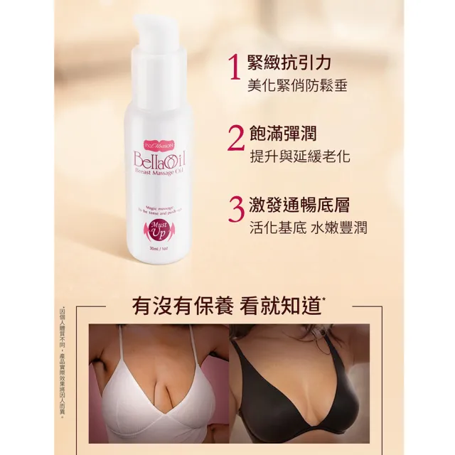 即期品【IvyMaison】產後逆轉鬆垮美胸組 美胸精油30ml*1入+美胸霜30ml*3入(產後美胸修護/緊實豐潤)