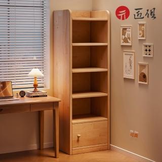 【匠俱】實木多層帶門書櫃(書架 書櫃 置物架 展示架 收納架 玩具架 貨架)