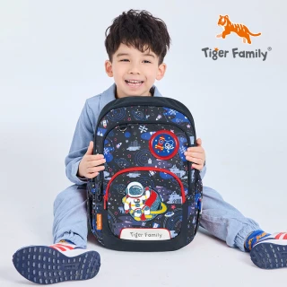 【Tiger Family】捷樂超輕量護脊書包-2025全新款(中低年級110-140CM適用 穩站不倒大容量)