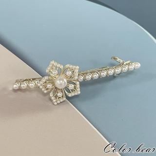 【卡樂熊】溫柔花兒半札髮造型髮夾(髮夾飾品)