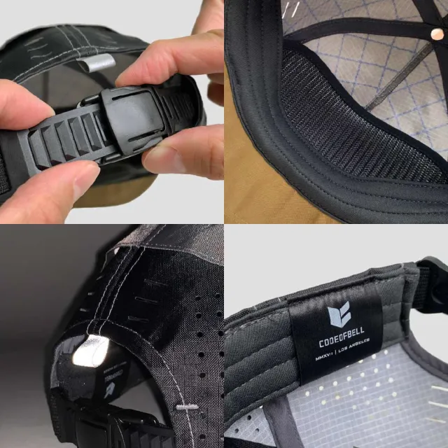 【CODE OF BELL】BASI[X]VAPOR HAT - 棒球帽(防水材質、透氣孔、易調整扣具)