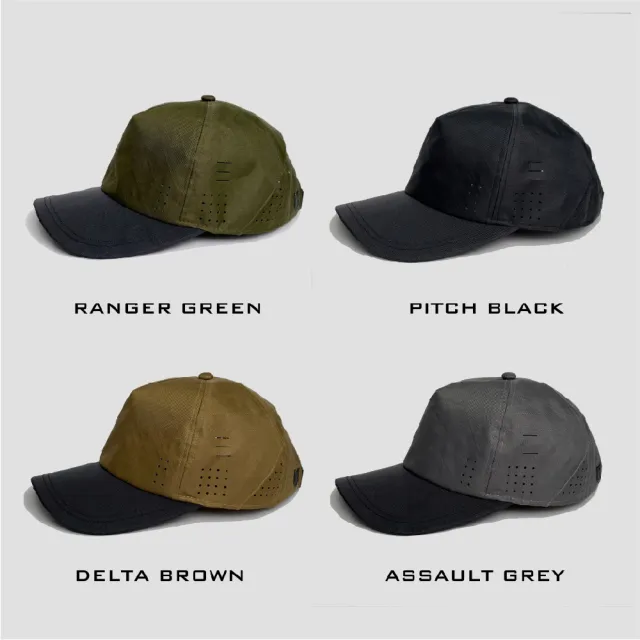 【CODE OF BELL】BASI[X]VAPOR HAT - 棒球帽(防水材質、透氣孔、易調整扣具)