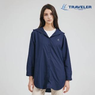 【TRAVELER 旅行者】女款Supplex消臭吸排抗UV可捲收袖外套｜251TR223(消臭/吸排/抗UV)