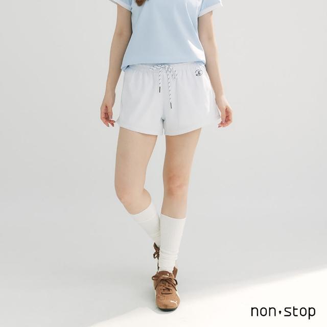 【non-stop】輕感抽繩運動短褲-2色