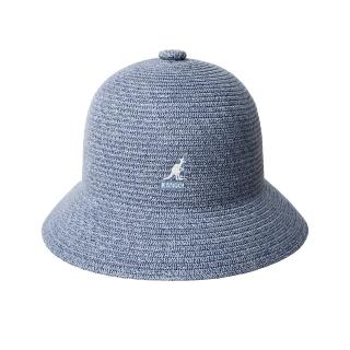 【KANGOL】BRAID 編織鐘型帽(單寧藍)