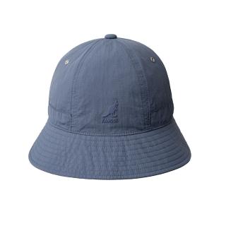 【KANGOL】PARK LIFE 尼龍抽繩鐘型帽(單寧藍)