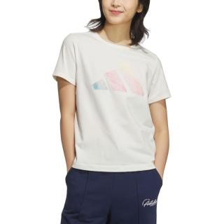 【adidas 愛迪達】女 LOGO SS TEE 短袖上衣 - JL6284