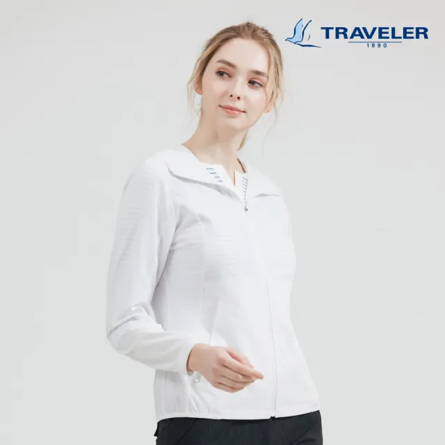 【TRAVELER 旅行者】女款彈性吸排抗UV外套|251TR214(彈性/吸排/抗UV)