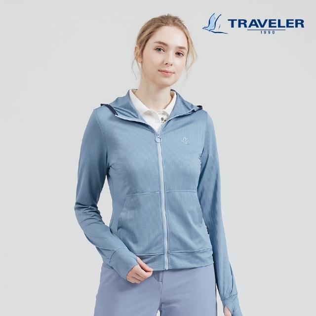 【TRAVELER 旅行者】女款超透氣消臭吸排抗UV拇指孔外套｜251TR226(超透氣/消臭/吸排/抗UV)