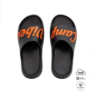 【POLER STUFF】Freewaters 全新舒適系列 Cloud9 Slide 聯名款防水氣墊涼鞋 / 男鞋(CAMPVIBES 黑色)