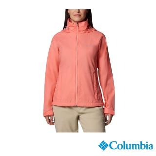 【Columbia 哥倫比亞】女款-防潑水外套-曙光粉(UWR57760AW/JS)