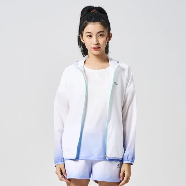 【BATIS 巴帝斯】女印花防曬外套 - 白色 - 25SS