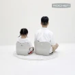 【Roichen】韓國 減壓舒適護脊坐墊/椅墊1入-兒童款 紅色(35kg 以下兒童適用 護腰 美姿)