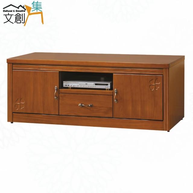【文創集】埔里光實木5尺二門單抽電視櫃/視聽櫃