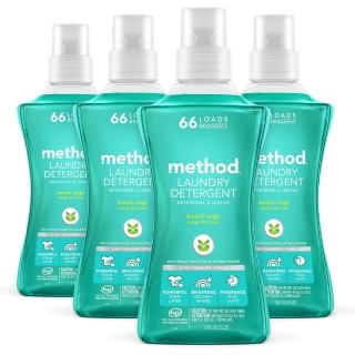 【method 美則】四倍濃縮香水環保洗衣精-海藍鼠尾草1580ml(中性香氛 運動 抗臭 機能衣)