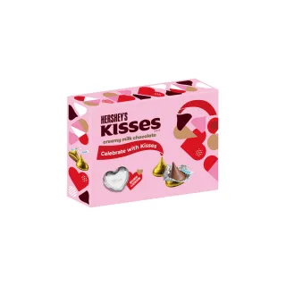 【Hersheys 好時】Kisses水滴-牛奶巧克力 交換禮物 情人節禮物(54g/盒 限定禮盒組)