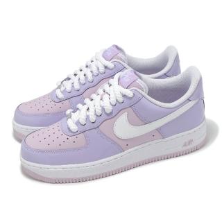 【NIKE 耐吉】休閒鞋 Air Force 1 07 LV8 男鞋 女鞋 紫 粉紫 AF1 漆皮(HV9405-500)