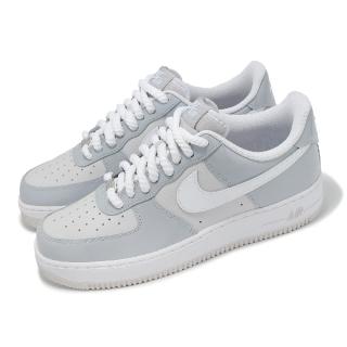 【NIKE 耐吉】休閒鞋 Air Force 1 07 LV8 男鞋 女鞋 灰 漆皮 AF1(HV9405-001)