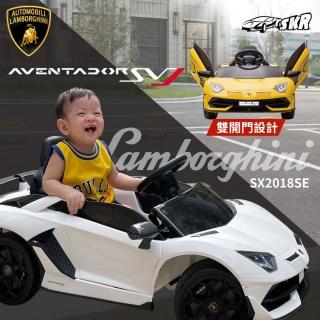【奔雷國際】藍寶堅尼兒童電動車 尊爵版 SX2018SE SVJ 雙驅單人座(玩具汽車 搖搖馬 玩具車 小朋友生日禮物)