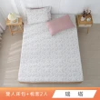 【HongYew 鴻宇】台灣製100%精梳棉 床包枕套組 雙人(多款)