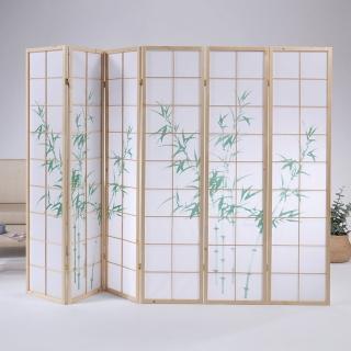 【C&B】超大竹田18木格綠竹六面屏風(臺灣製造屏風 隔屏 隔間)