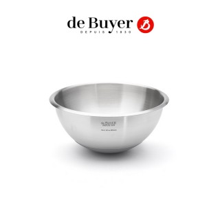 【de Buyer 畢耶】專利不鏽鋼半圓防滑攪拌盆24公分