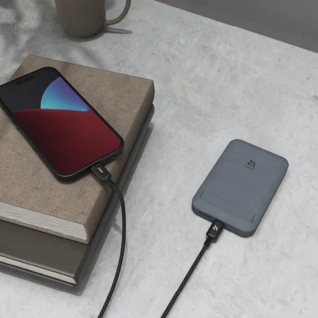 【ADAM 亞果元素】S120 USB-C 對 USB-C 60W 編織充電傳輸線(120CM)