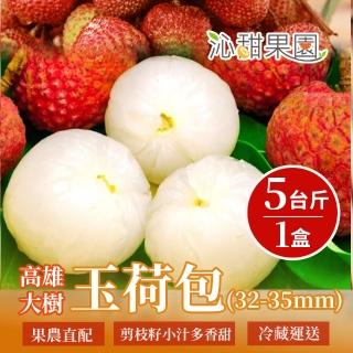 【沁甜果園】高雄大樹玉荷包大果5斤裝/盒｜32-35mm｜共1盒(端午｜水果｜禮盒｜剪枝｜農民直出｜冷藏出貨)
