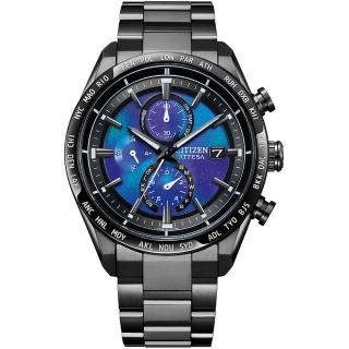 【CITIZEN 星辰】鈦金屬 環球電波時計腕錶/42mm(AT8285-68Z)