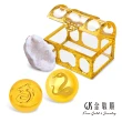 【GJS 金敬順】黃金9999小金豆1克3顆組-限定版(金重:3克)