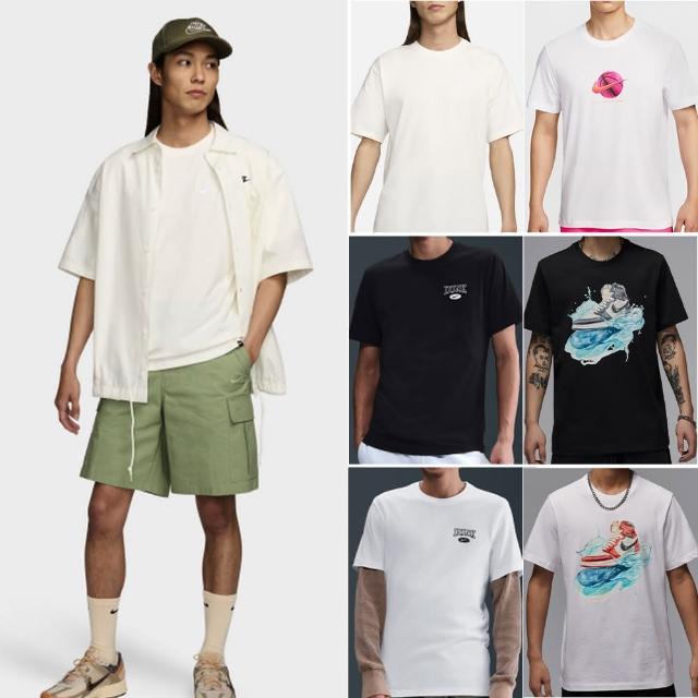 【NIKE 耐吉】短袖 T恤 上衣 背心 喬丹 JORDAN 男 女 運動 休閒 LOGO T 黑白灰 多款(AR4992013&)